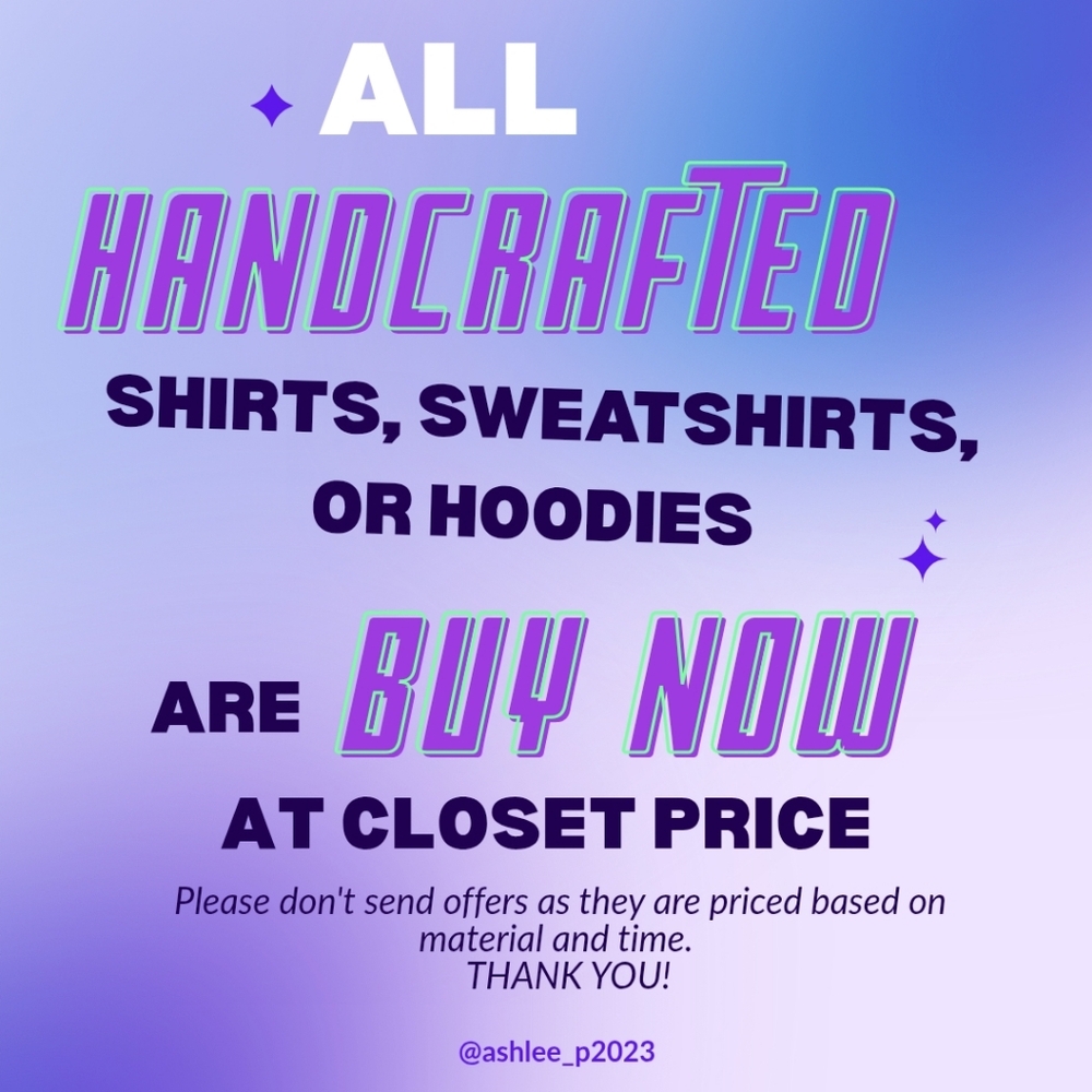 Handcrafted Apparel Sale